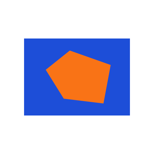 Input raster for layer-foreground-irregular-pentagon-on-rectangle